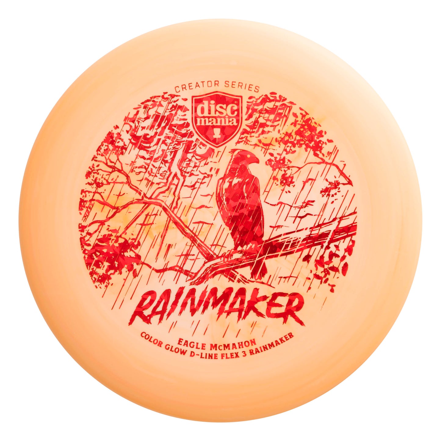 Discmania Eagle McMahon Creator Series Color Glow D-Line Rainmaker (Flex 3)