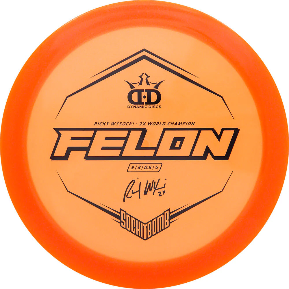 Dynamic Discs Lucid-Ice Glimmer Felon Ricky Wysocki